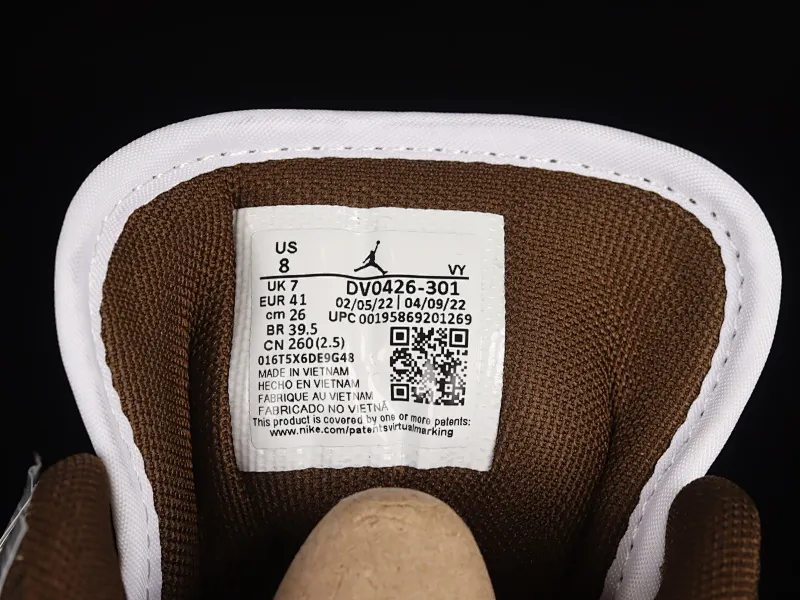 All categories Air Jordan Jordan series basketball shoes Air Jordan 1 Low Air Jordan 1 Low "Light Olive" AJ1 Joe 1 olive green low-top cultural basketball shoes DV0426-301